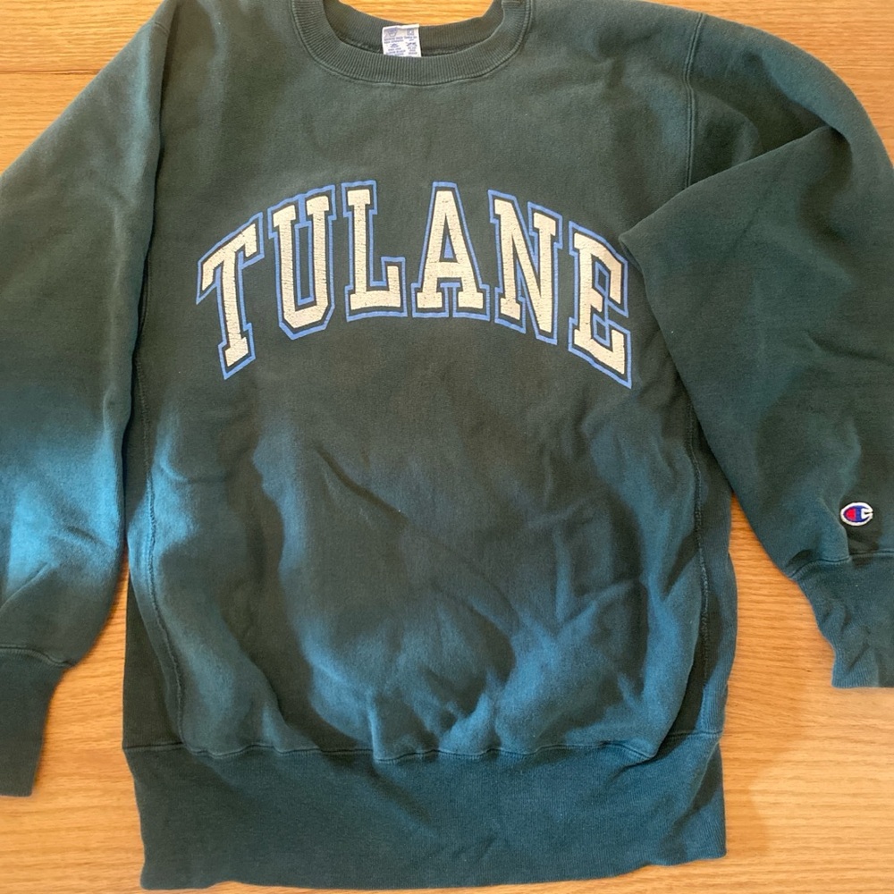 Vintage Tulane Crewneck Sweatshirt - Green